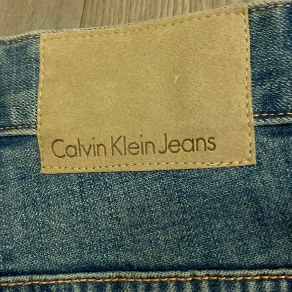 Men’s Calvin Klein Slim Straight Jeans Sz 40 x 32 - Picture 6 of 8